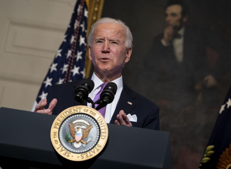 President Biden Discusses His Covid-19 Pandemic Plan At The White House